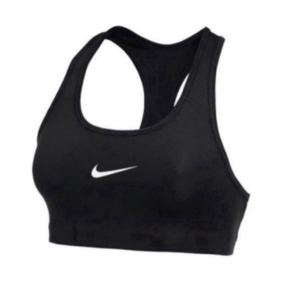 Nike Other - NWT Nike Black Medium Support Non Padded Swoosh 2.0 Sports Bra Size XS